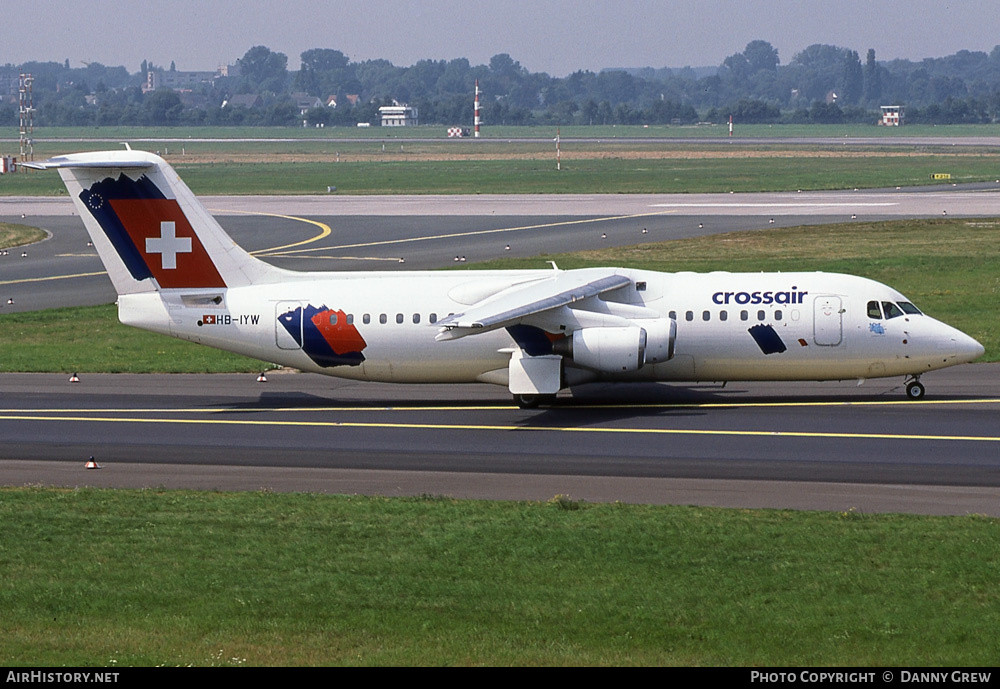 Aircraft Photo of HB-IYW | British Aerospace Avro 146-RJ100 | Crossair | AirHistory.net #293881