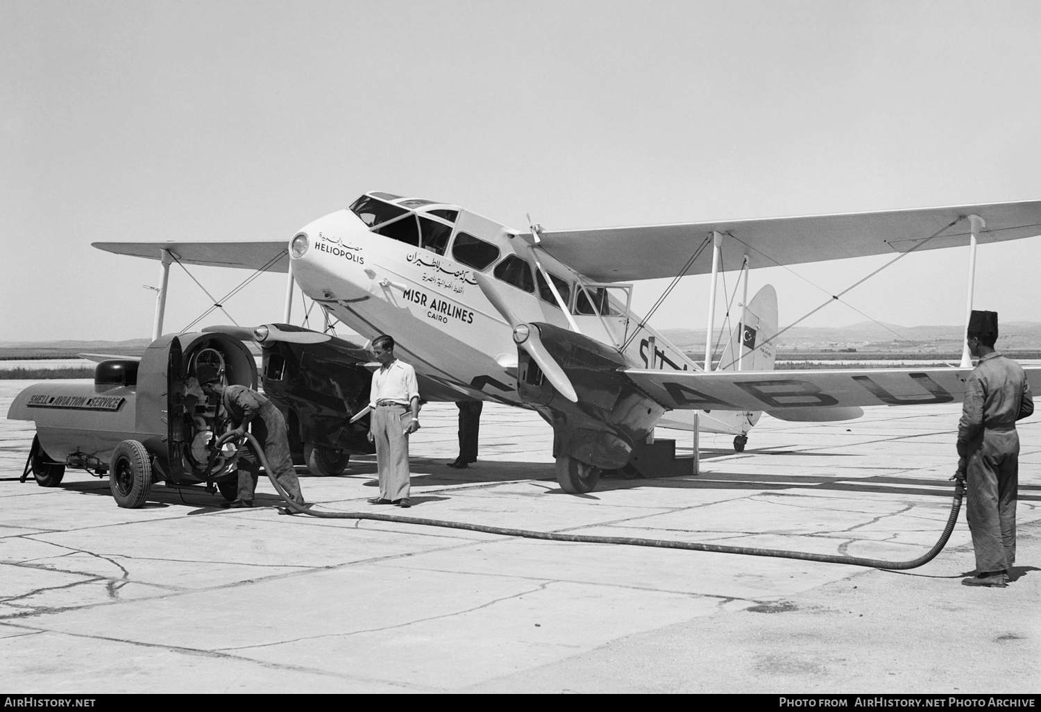 Aircraft Photo of SU-ABU | De Havilland D.H. 89 Dragon Rapide | Misr Airlines | AirHistory.net #293894