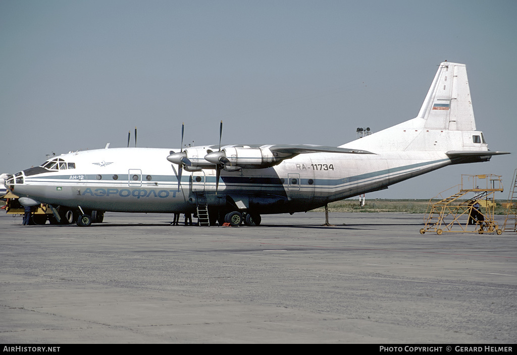 Aircraft Photo of RA-11734 | Antonov An-12 | Aeroflot | AirHistory.net #293903