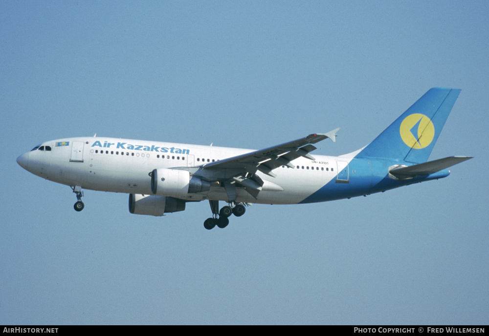 Aircraft Photo of UN-A3101 | Airbus A310-322 | Air Kazakstan | AirHistory.net #293918