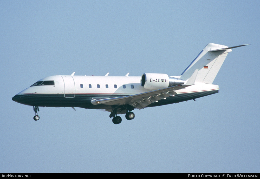 Aircraft Photo of D-ADND | Bombardier Challenger 604 (CL-600-2B16) | AirHistory.net #293924