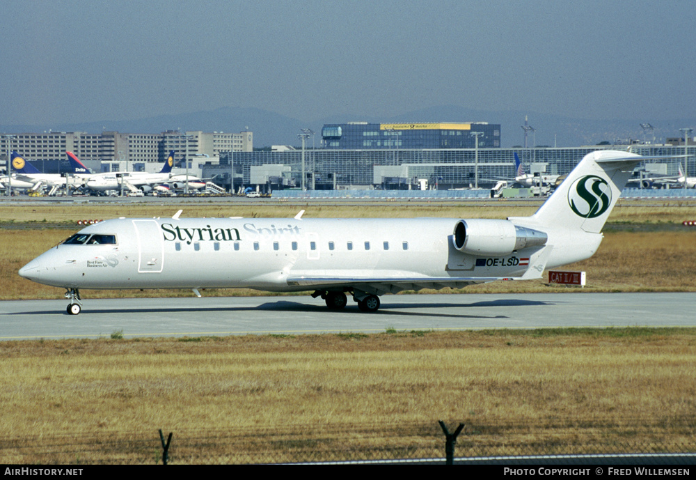 Aircraft Photo of OE-LSD | Bombardier CRJ-200LR (CL-600-2B19) | Styrian Spirit | AirHistory.net #293925