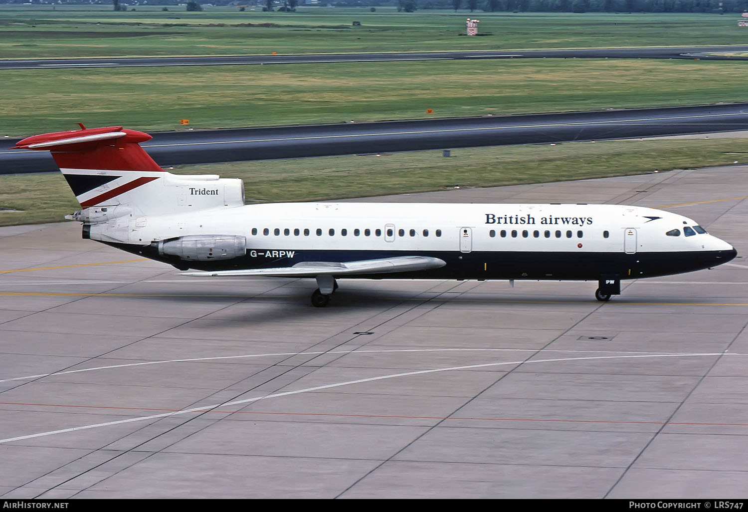 Aircraft Photo of G-ARPW | Hawker Siddeley HS-121 Trident 1C | British Airways | AirHistory.net #293937