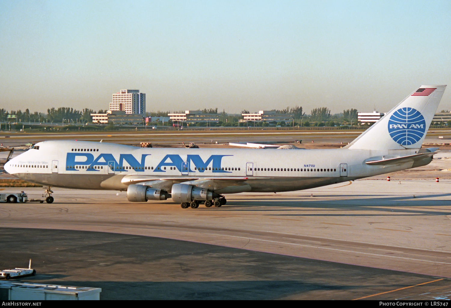 Aircraft Photo of N4711U | Boeing 747-122 | Pan American World Airways - Pan Am | AirHistory.net #293941