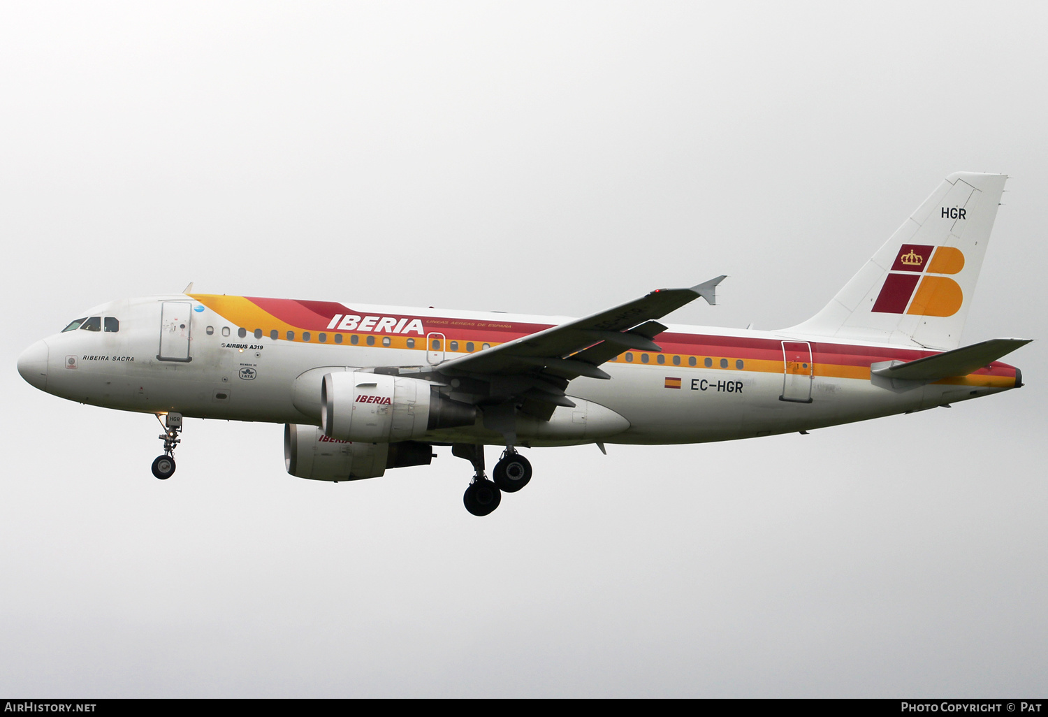 Aircraft Photo of EC-HGR | Airbus A319-112 | Iberia | AirHistory.net #293972