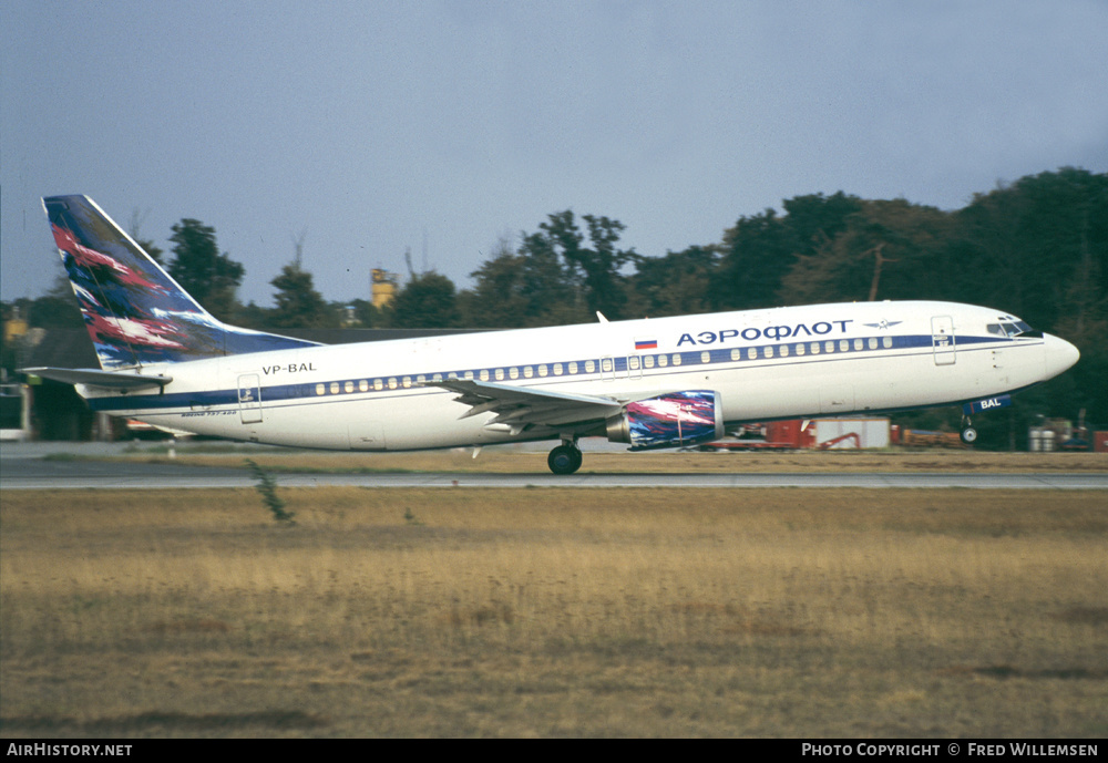 Aircraft Photo of VP-BAL | Boeing 737-4M0 | Aeroflot | AirHistory.net #293978
