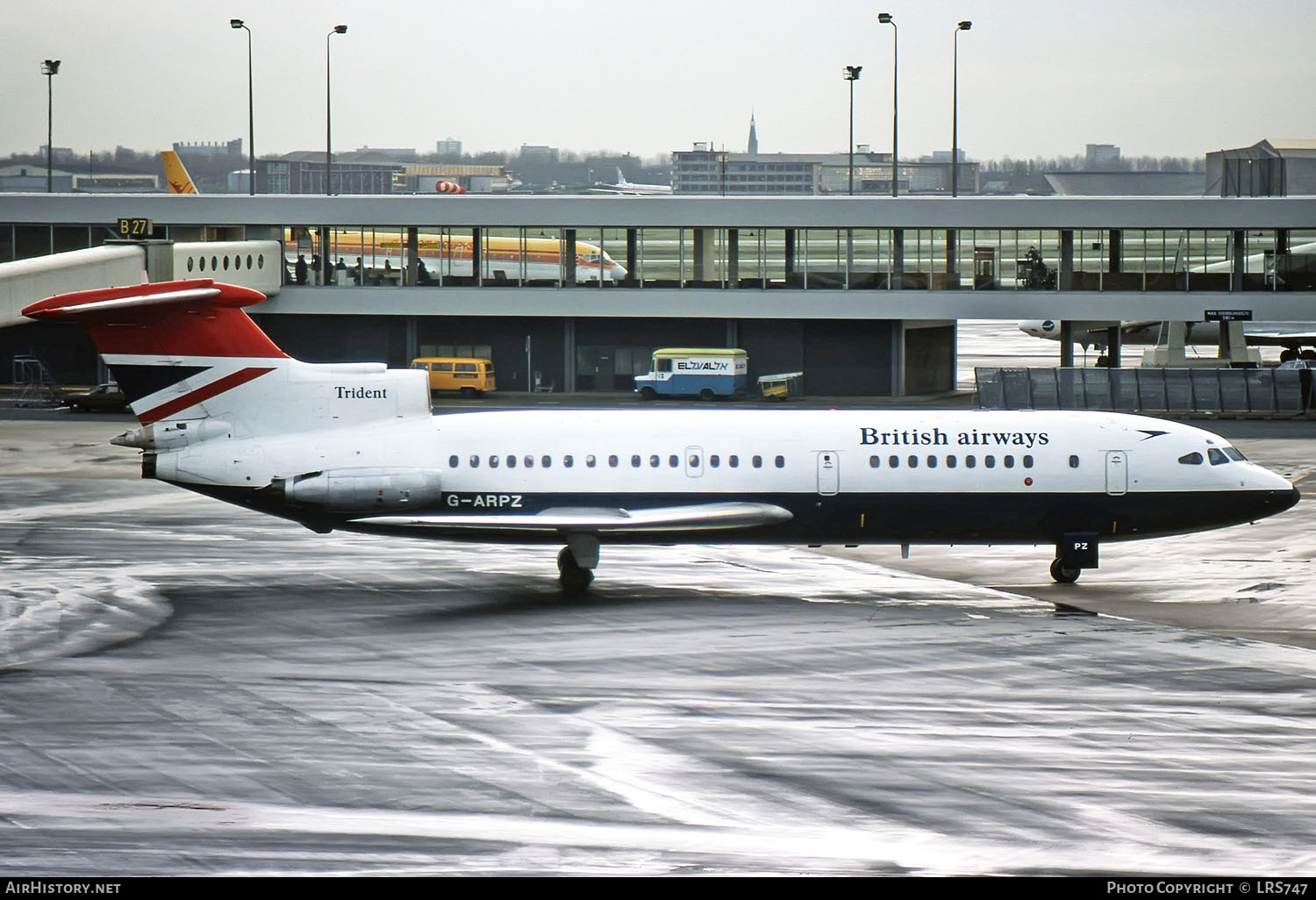 Aircraft Photo of G-ARPZ | Hawker Siddeley HS-121 Trident 1C | British Airways | AirHistory.net #293997