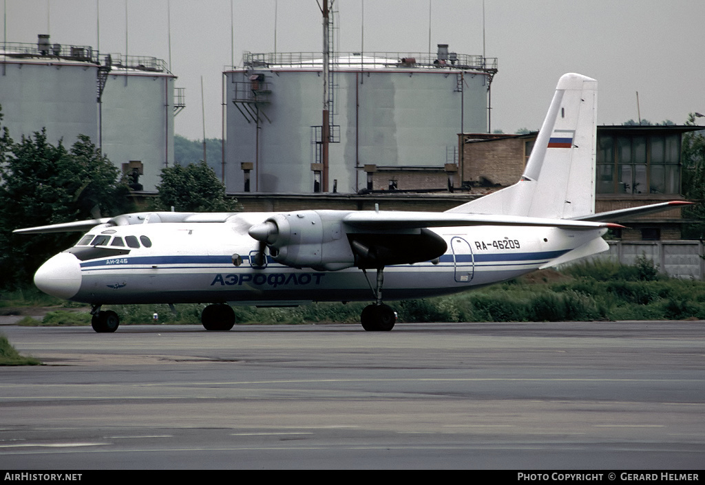 Aircraft Photo of RA-46209 | Antonov An-24B | Aeroflot | AirHistory.net #294005