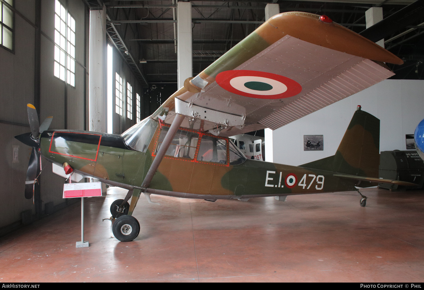Aircraft Photo of MM57272 | SIAI-Marchetti SM-1019E | Italy - Army | AirHistory.net #294033