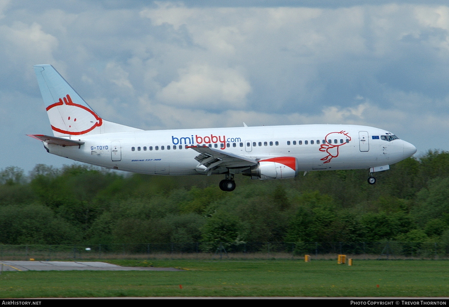 Aircraft Photo of G-TOYD | Boeing 737-3Q8 | Bmibaby | AirHistory.net #294043