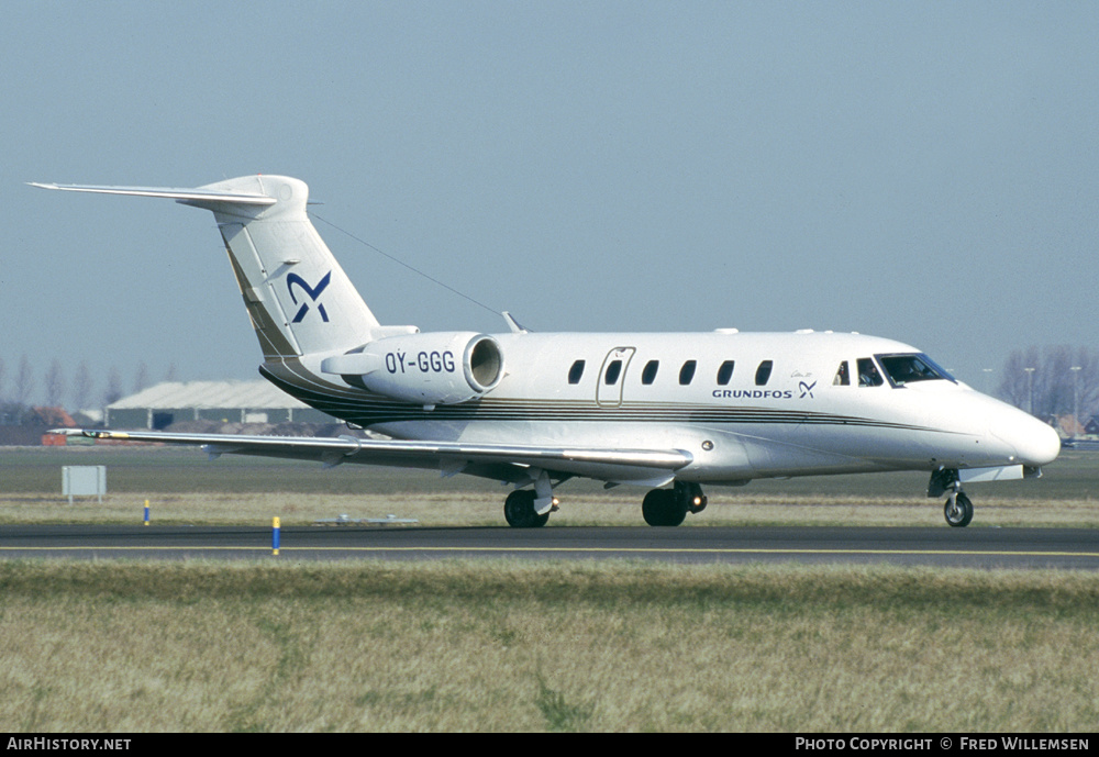 Aircraft Photo of OY-GGG | Cessna 650 Citation VII | Grundfos | AirHistory.net #294058