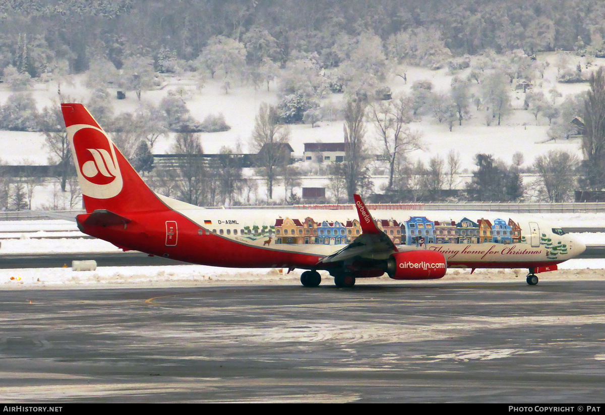 Aircraft Photo of D-ABML | Boeing 737-86J | Air Berlin | AirHistory.net #294063