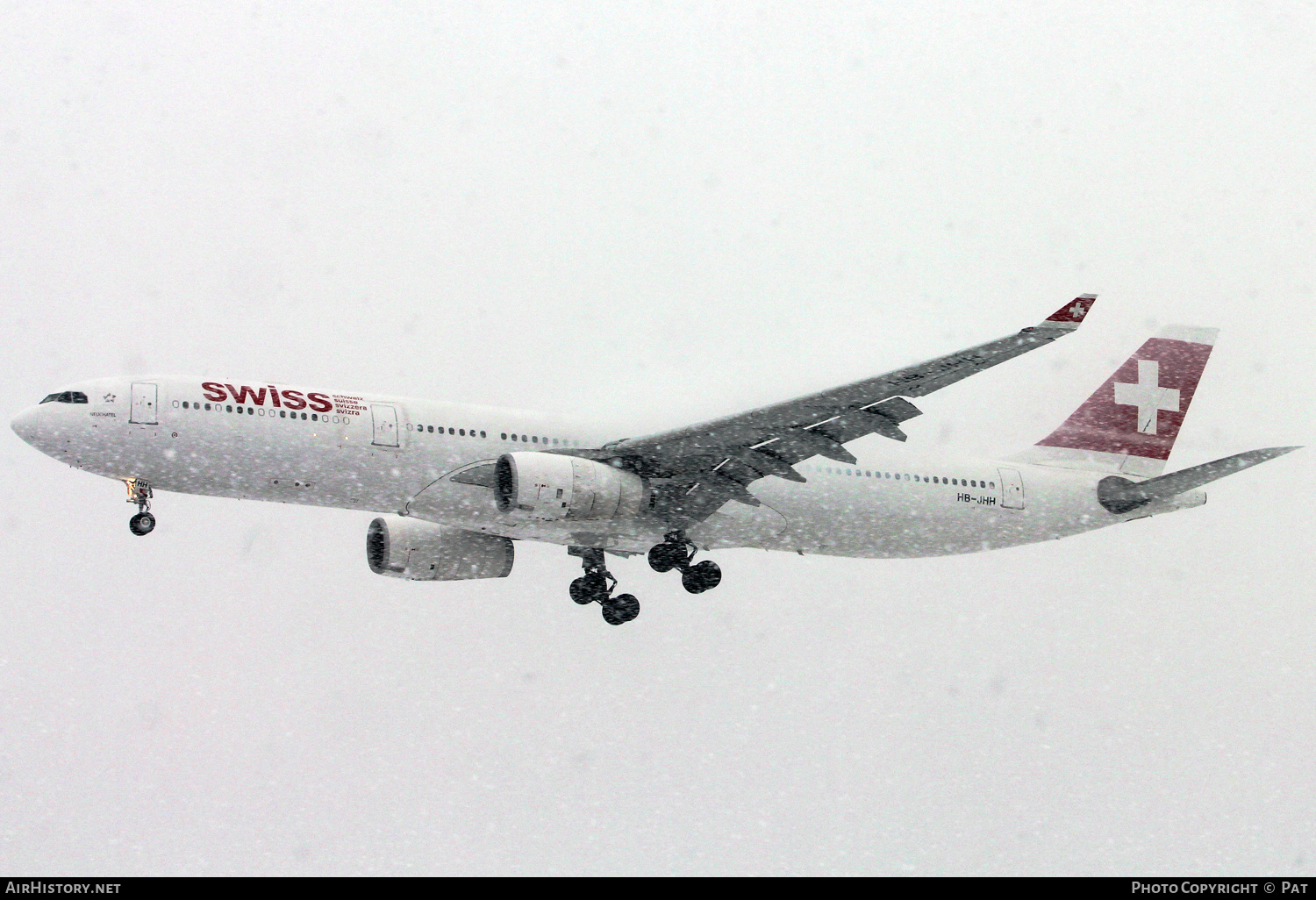 Aircraft Photo of HB-JHH | Airbus A330-343E | Swiss International Air Lines | AirHistory.net #294079