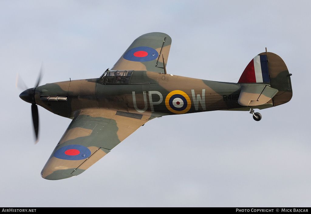 Aircraft Photo of G-HUPW / R4118 | Hawker Hurricane Mk1 | UK - Air Force | AirHistory.net #294086