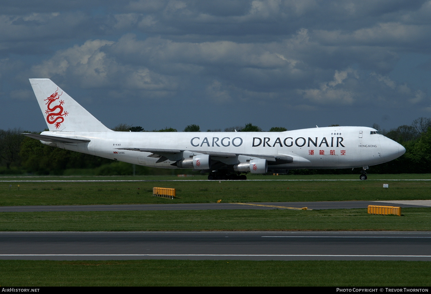 Aircraft Photo of B-KAD | Boeing 747-209F/SCD | Dragonair Cargo | AirHistory.net #294088