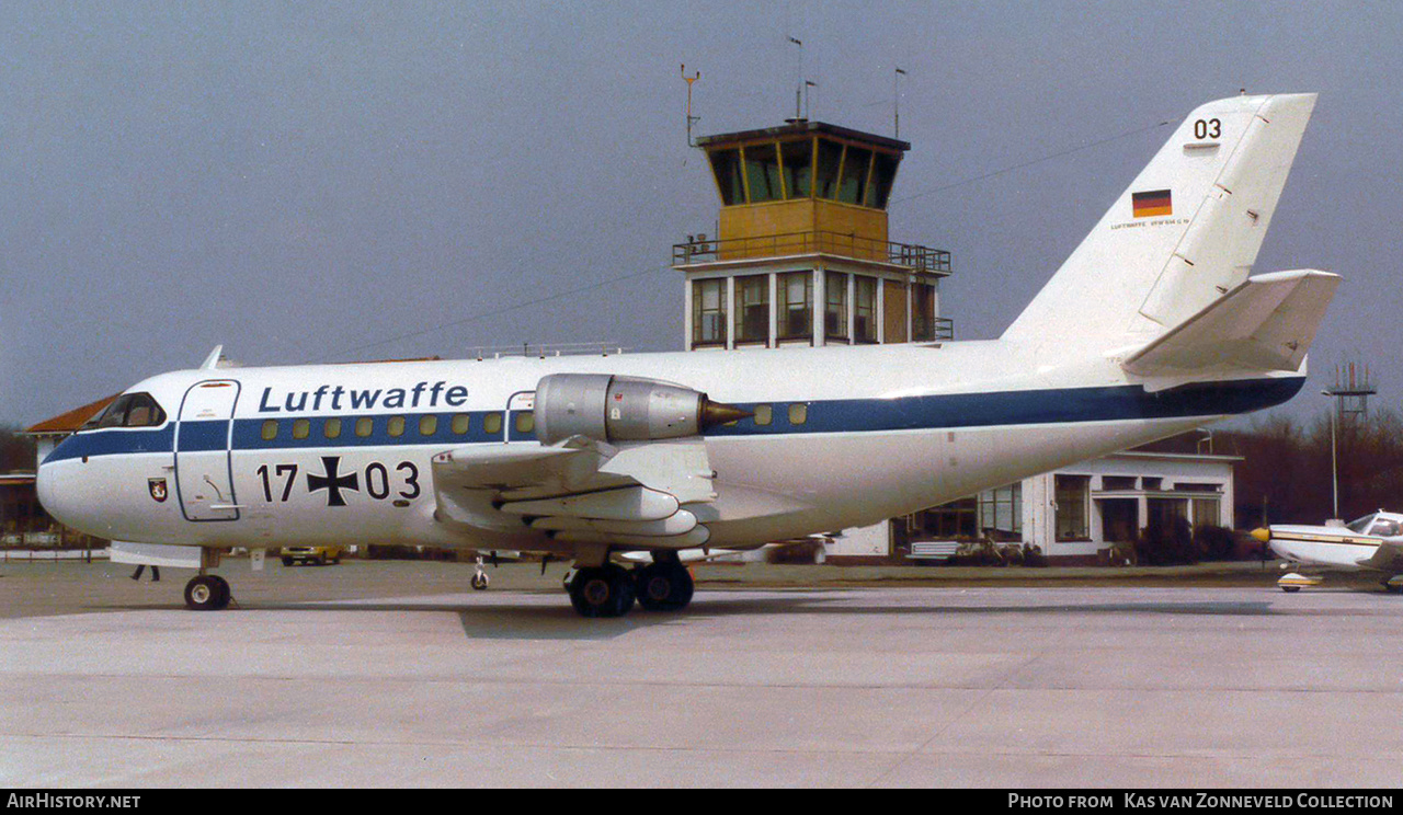 Aircraft Photo of 1703 | VFW-Fokker VFW-614 | Germany - Air Force | AirHistory.net #294089