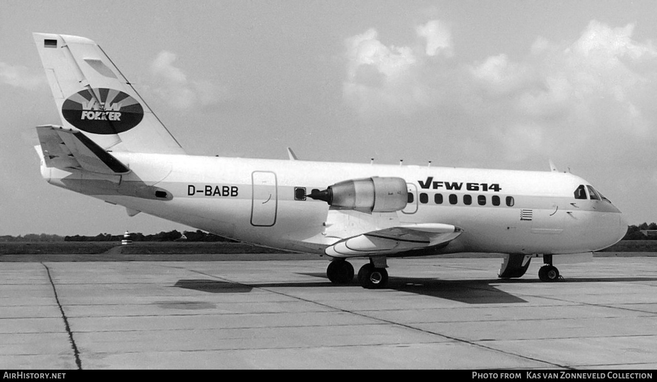 Aircraft Photo of D-BABB | VFW-Fokker VFW-614 | VFW-Fokker | AirHistory.net #294093