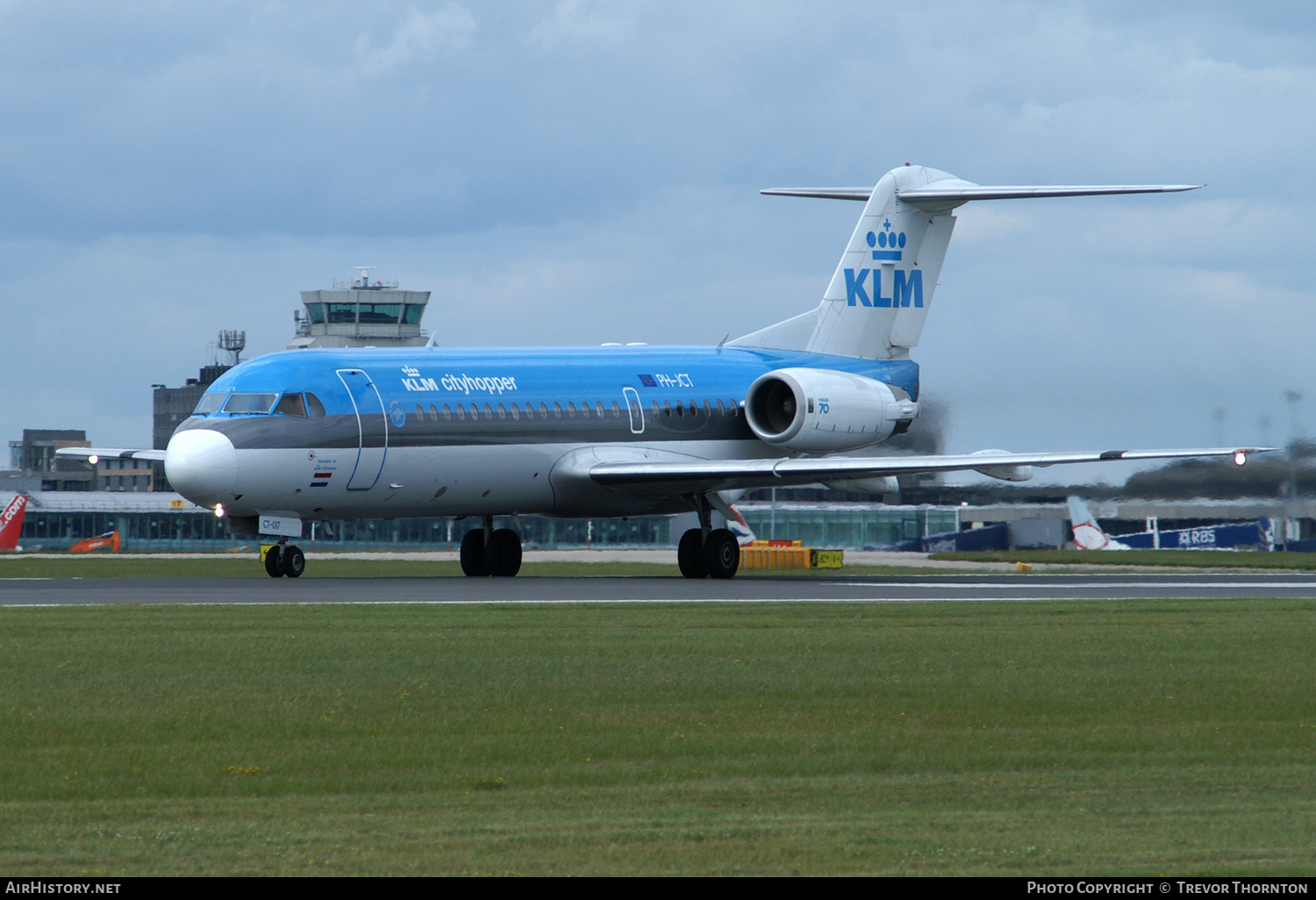 Aircraft Photo of PH-JCT | Fokker 70 (F28-0070) | KLM Cityhopper | AirHistory.net #294106