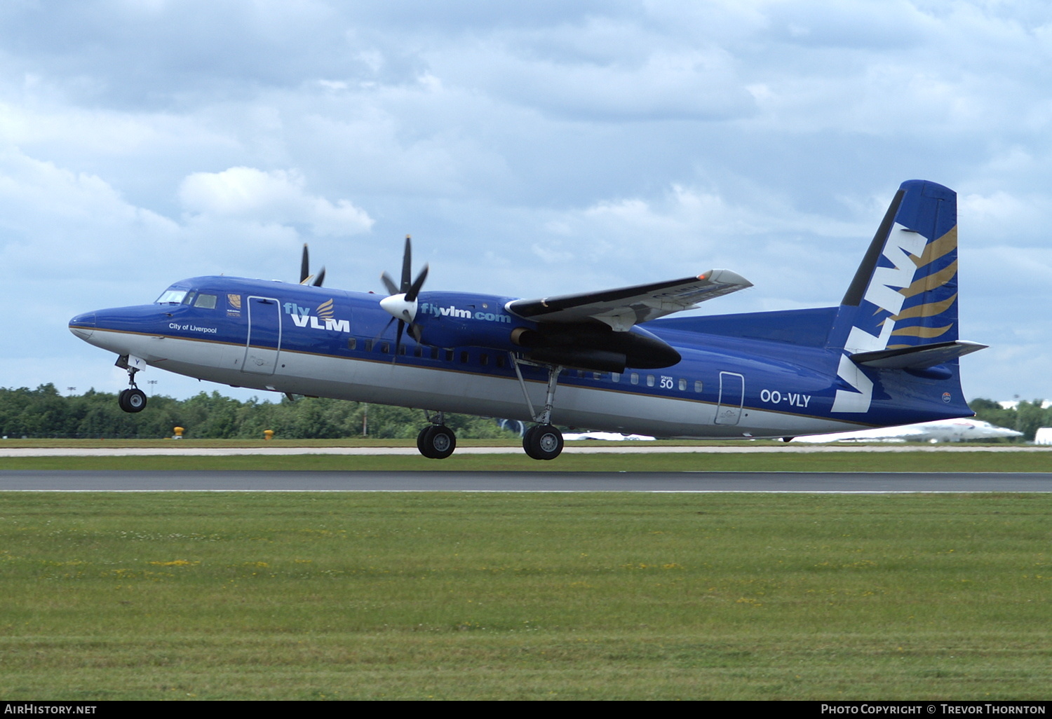 Aircraft Photo of OO-VLY | Fokker 50 | VLM Airlines | AirHistory.net #294107