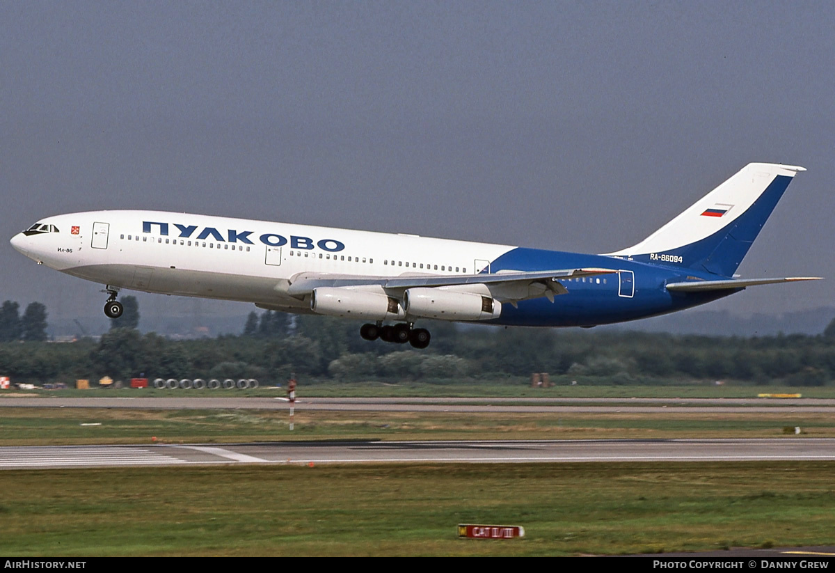 Aircraft Photo of RA-86094 | Ilyushin Il-86 | Pulkovo Airlines | AirHistory.net #294131