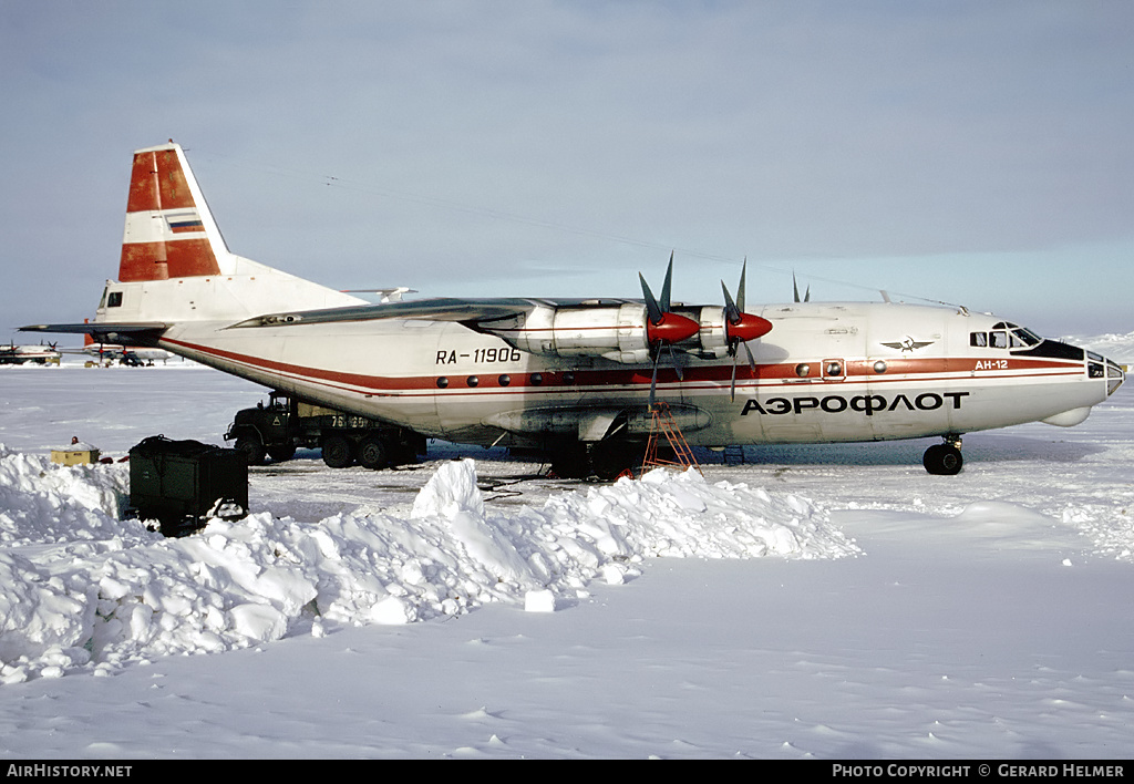 Aircraft Photo of RA-11906 | Antonov An-12AP | Aeroflot | AirHistory.net #294143