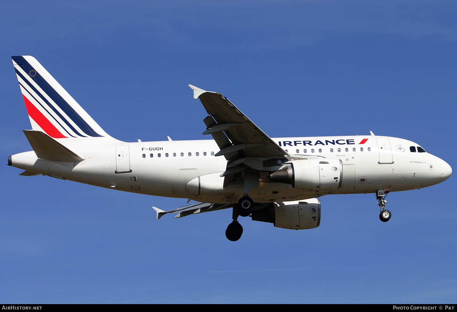 Aircraft Photo of F-GUGH | Airbus A318-111 | Air France | AirHistory.net #294144