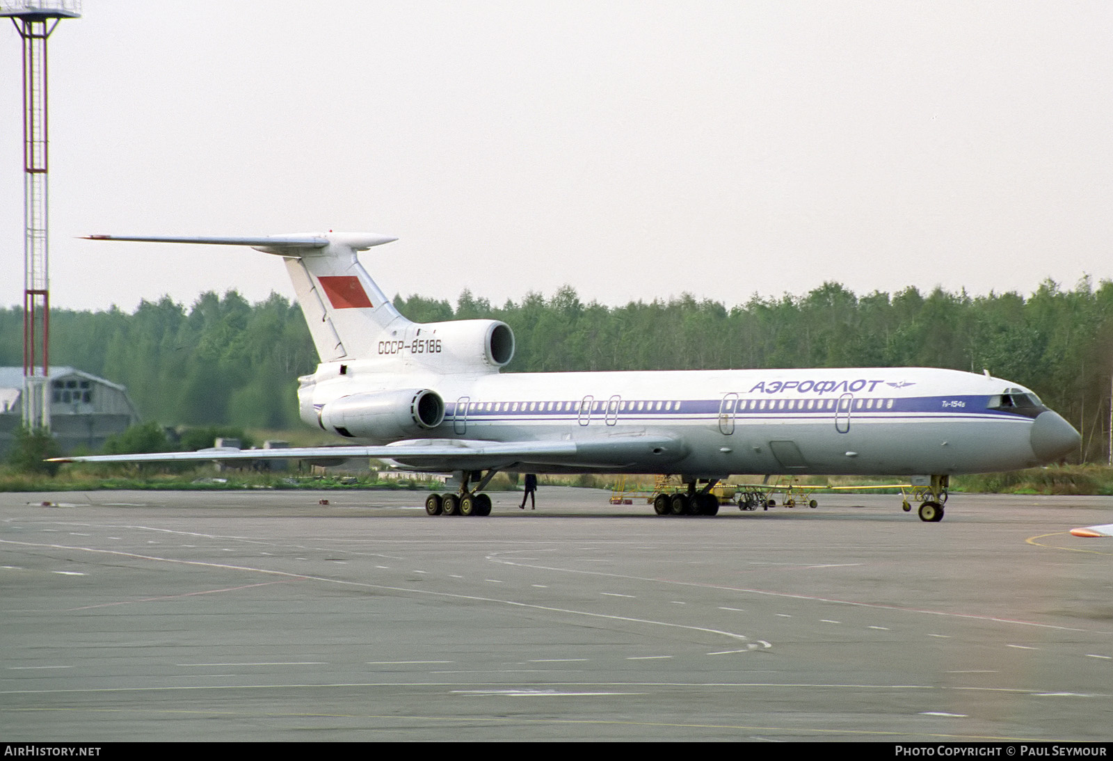 Aircraft Photo of CCCP-85186 | Tupolev Tu-154B | Aeroflot | AirHistory.net #294156