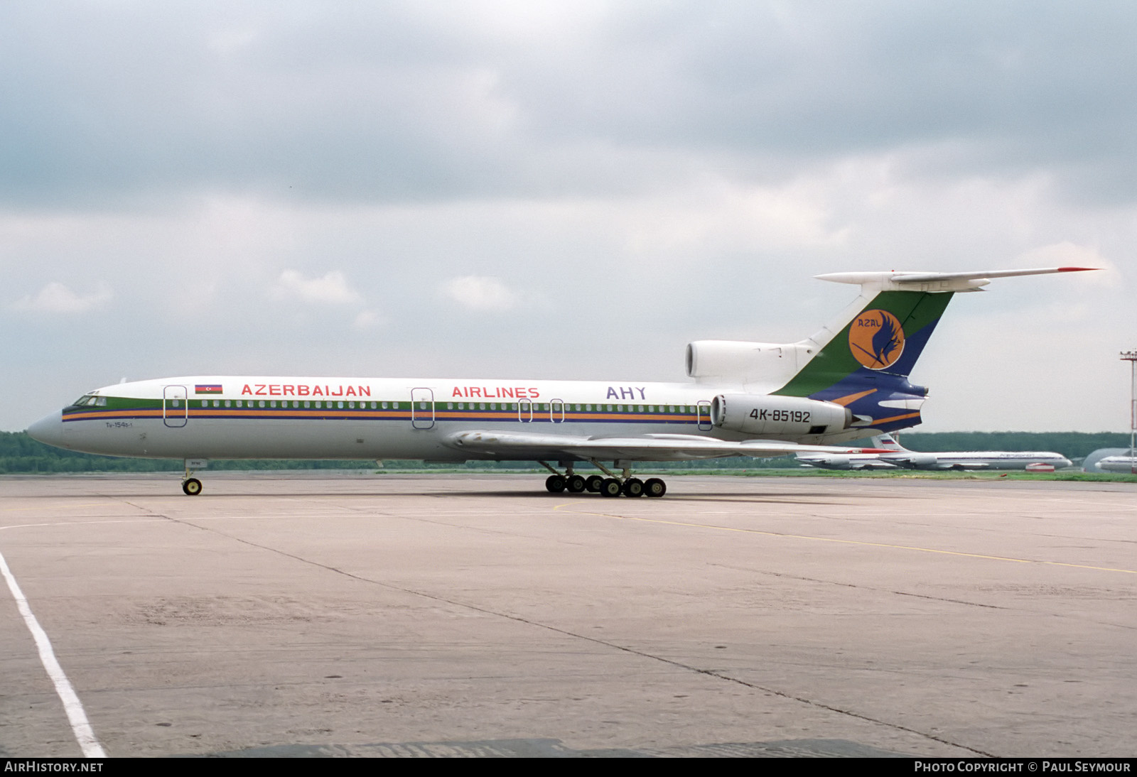 Aircraft Photo of 4K-85192 | Tupolev Tu-154B-1 | Azerbaijan Airlines - AZAL - AHY | AirHistory.net #294158