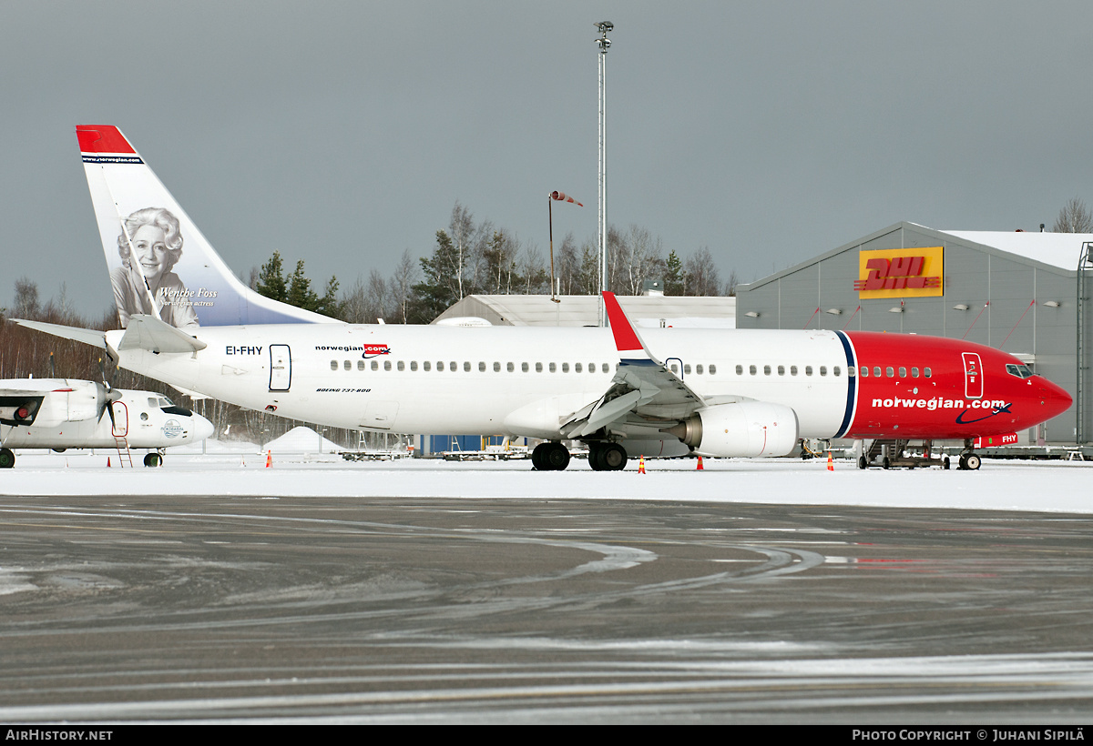 Aircraft Photo of EI-FHY | Boeing 737-8JP | Norwegian | AirHistory.net #294225