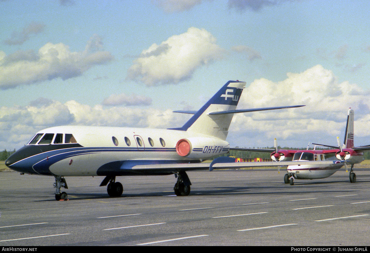 Aircraft Photo of OH-FFV | Dassault Falcon 20F | Finnwings | AirHistory.net #294233