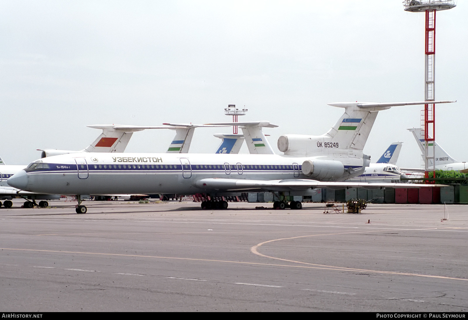 Aircraft Photo of UK-85249 | Tupolev Tu-154B-1 | Uzbekistan Airways | AirHistory.net #294247