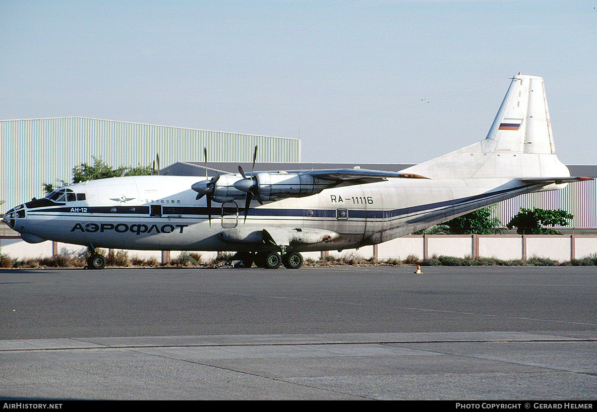 Aircraft Photo of RA-11116 | Antonov An-12TB | Aeroflot | AirHistory.net #294258