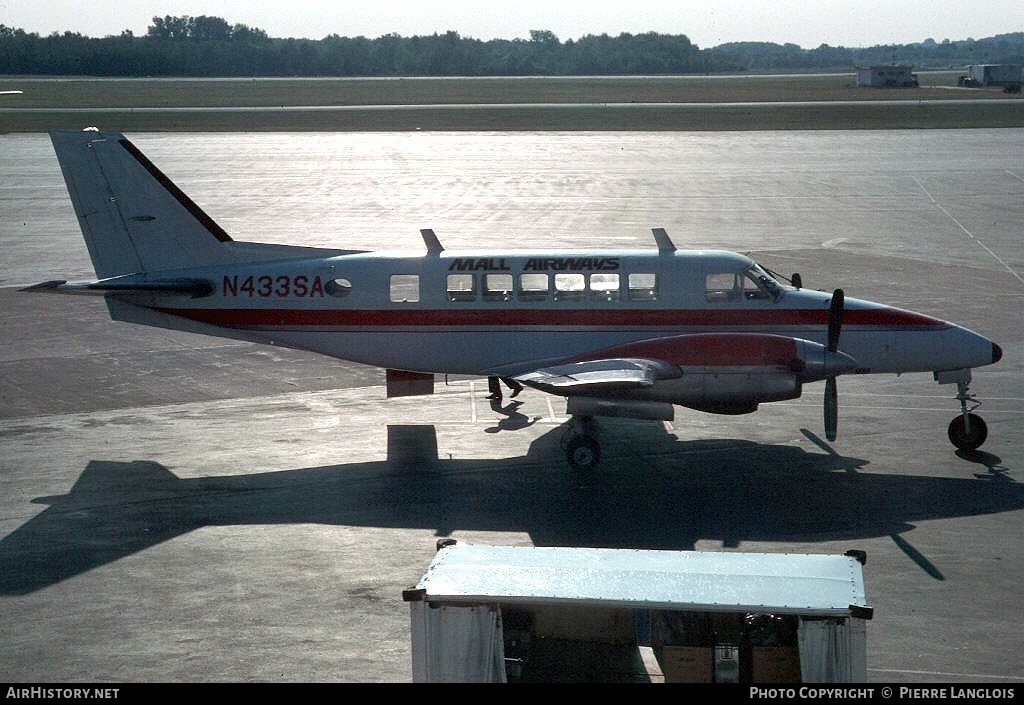 Aircraft Photo of N433SA | Beech 99 Airliner | Mall Airways | AirHistory.net #294263