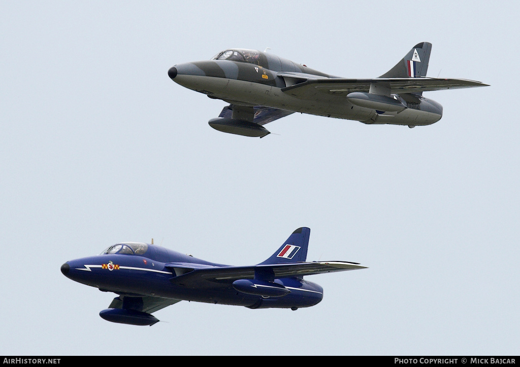 Aircraft Photo of G-BXFI / WV372 | Hawker Hunter T7 | AirHistory.net #294278