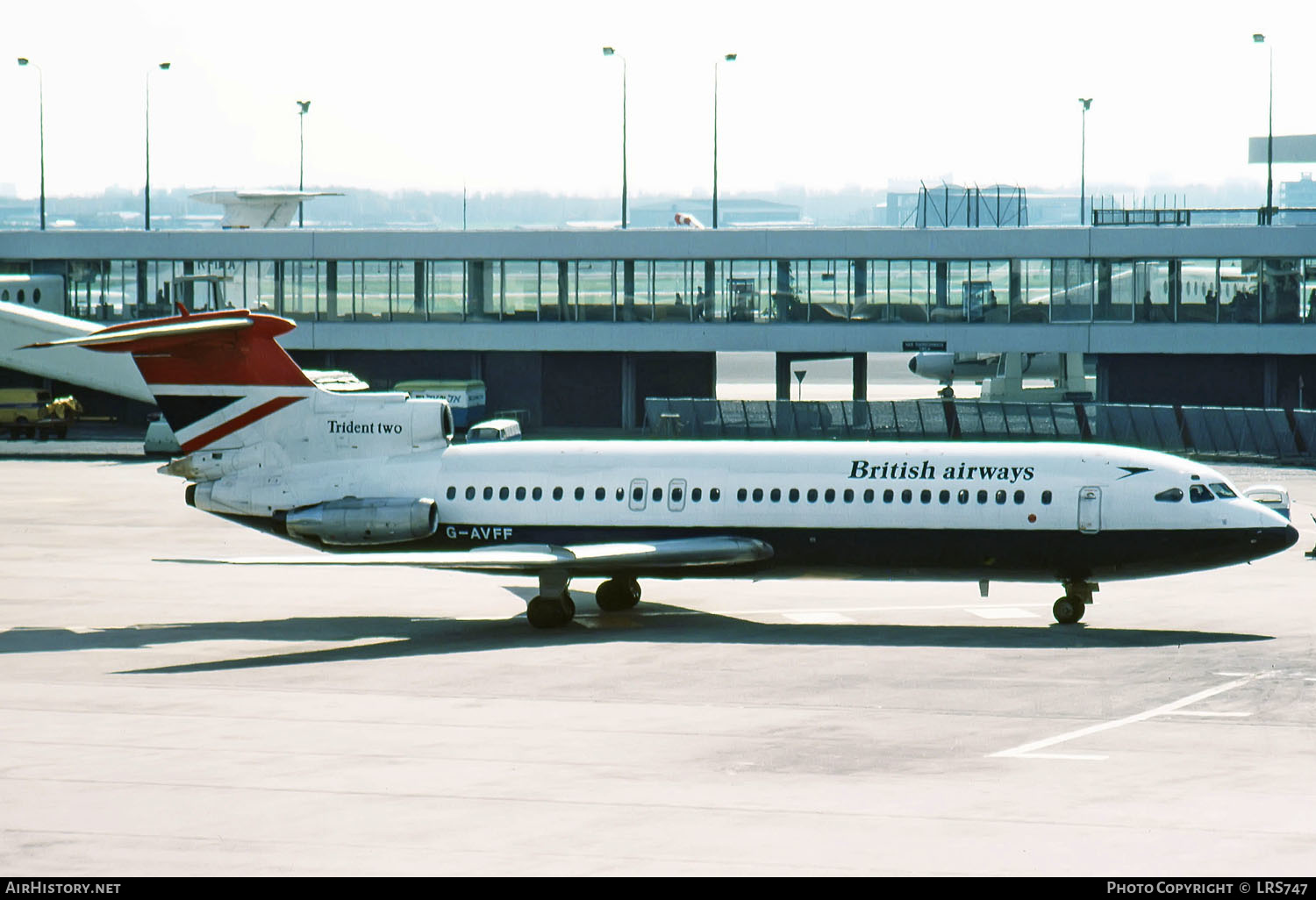 Aircraft Photo of G-AVFF | Hawker Siddeley HS-121 Trident 2E | British Airways | AirHistory.net #294282