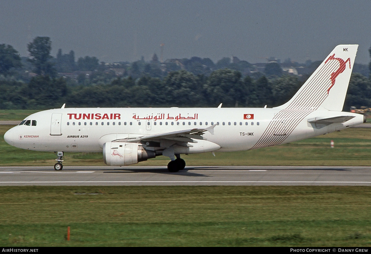 Aircraft Photo of TS-IMK | Airbus A319-114 | Tunisair | AirHistory.net #294287