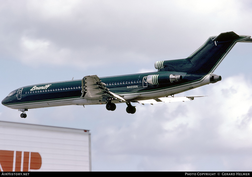 Aircraft Photo of N405BN | Boeing 727-2B7 | Braniff International Airways | AirHistory.net #294291