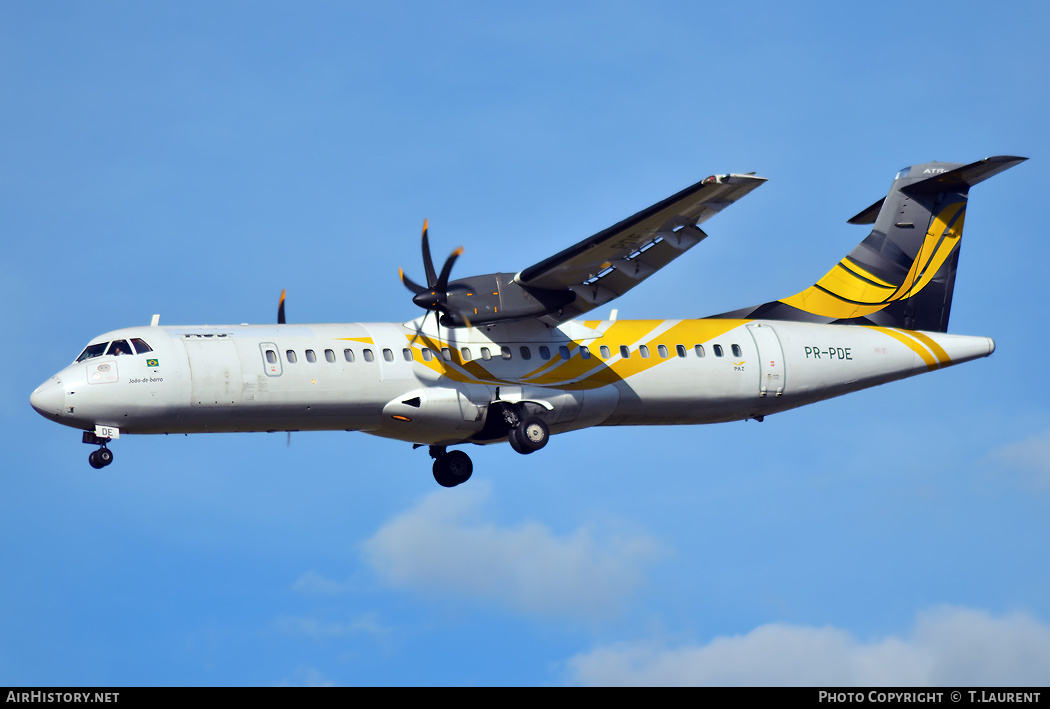 Aircraft Photo of PR-PDE | ATR ATR-72-500 (ATR-72-212A) | Passaredo Linhas Aéreas | AirHistory.net #294301