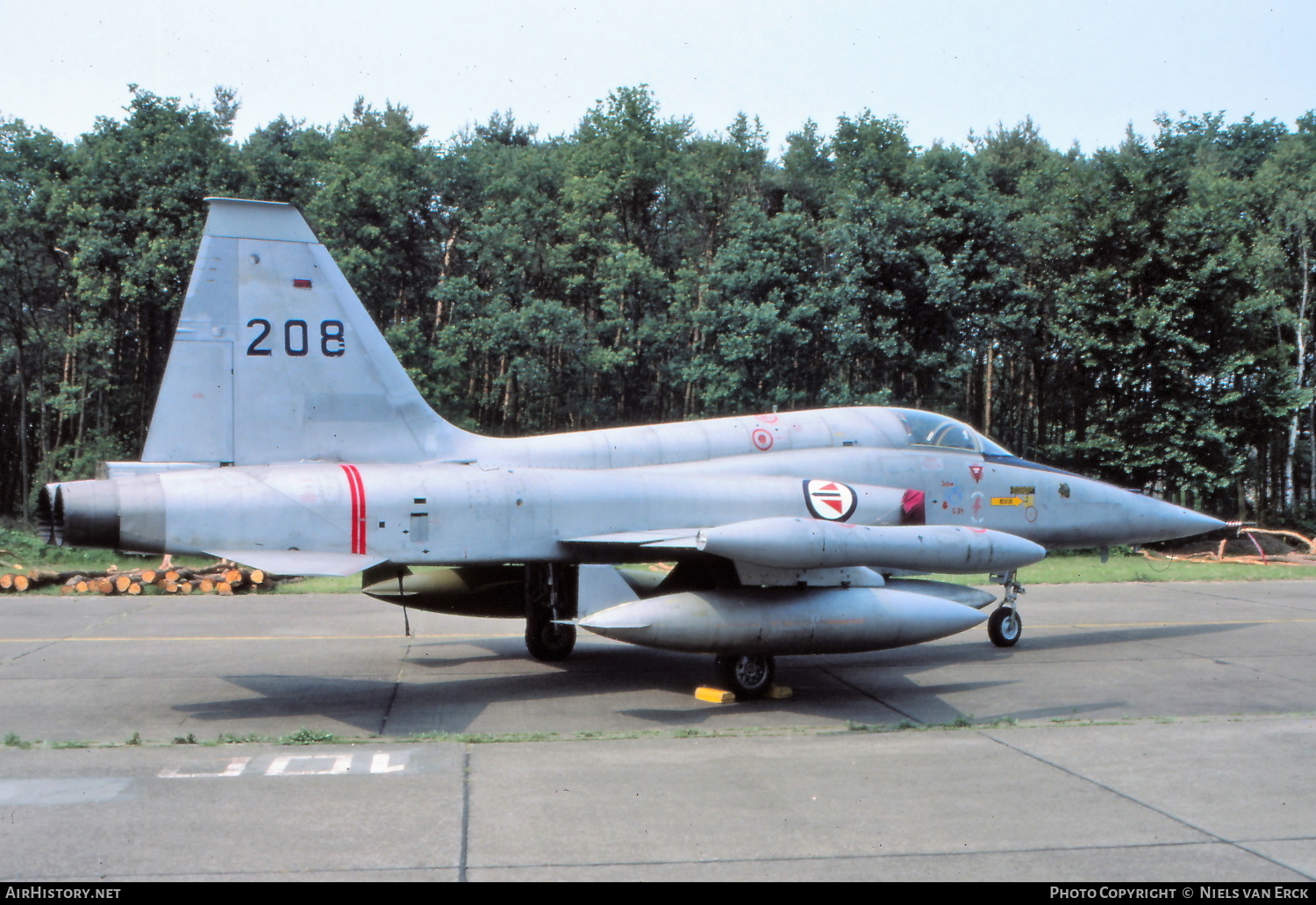 Aircraft Photo of 208 | Northrop F-5A Freedom Fighter | Norway - Air Force | AirHistory.net #294308