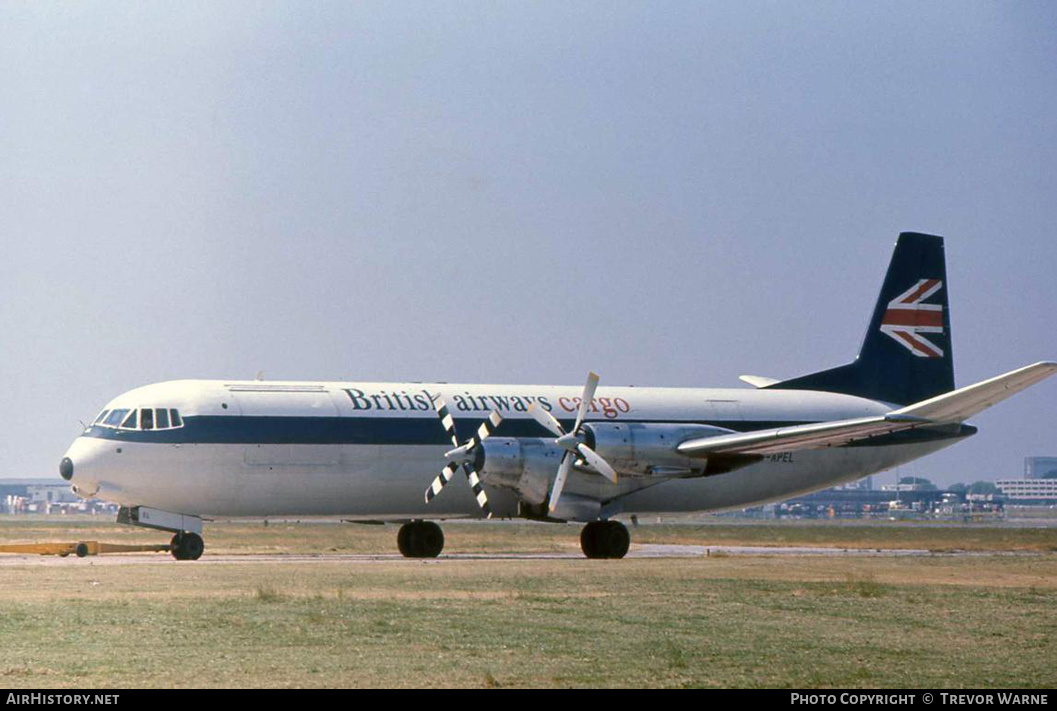 Aircraft Photo of G-APEL | Vickers 953 Merchantman | British Airways Cargo | AirHistory.net #294340