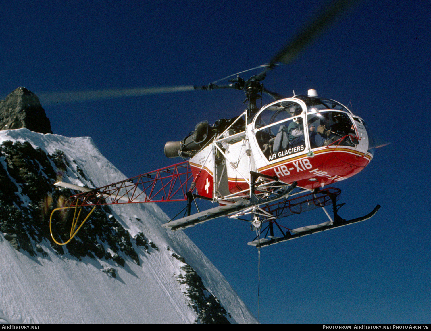 Aircraft Photo of HB-XIB | Aerospatiale SA-315B Lama | Air Glaciers | AirHistory.net #294382