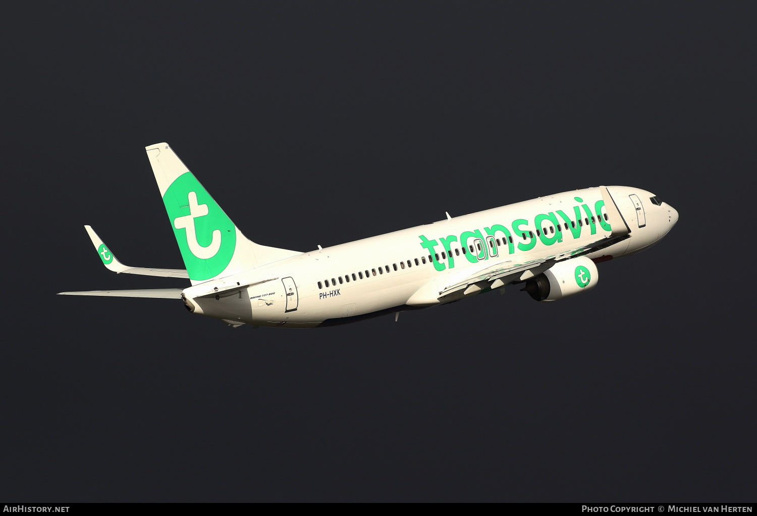 Aircraft Photo of PH-HXK | Boeing 737-800 | Transavia | AirHistory.net #294416