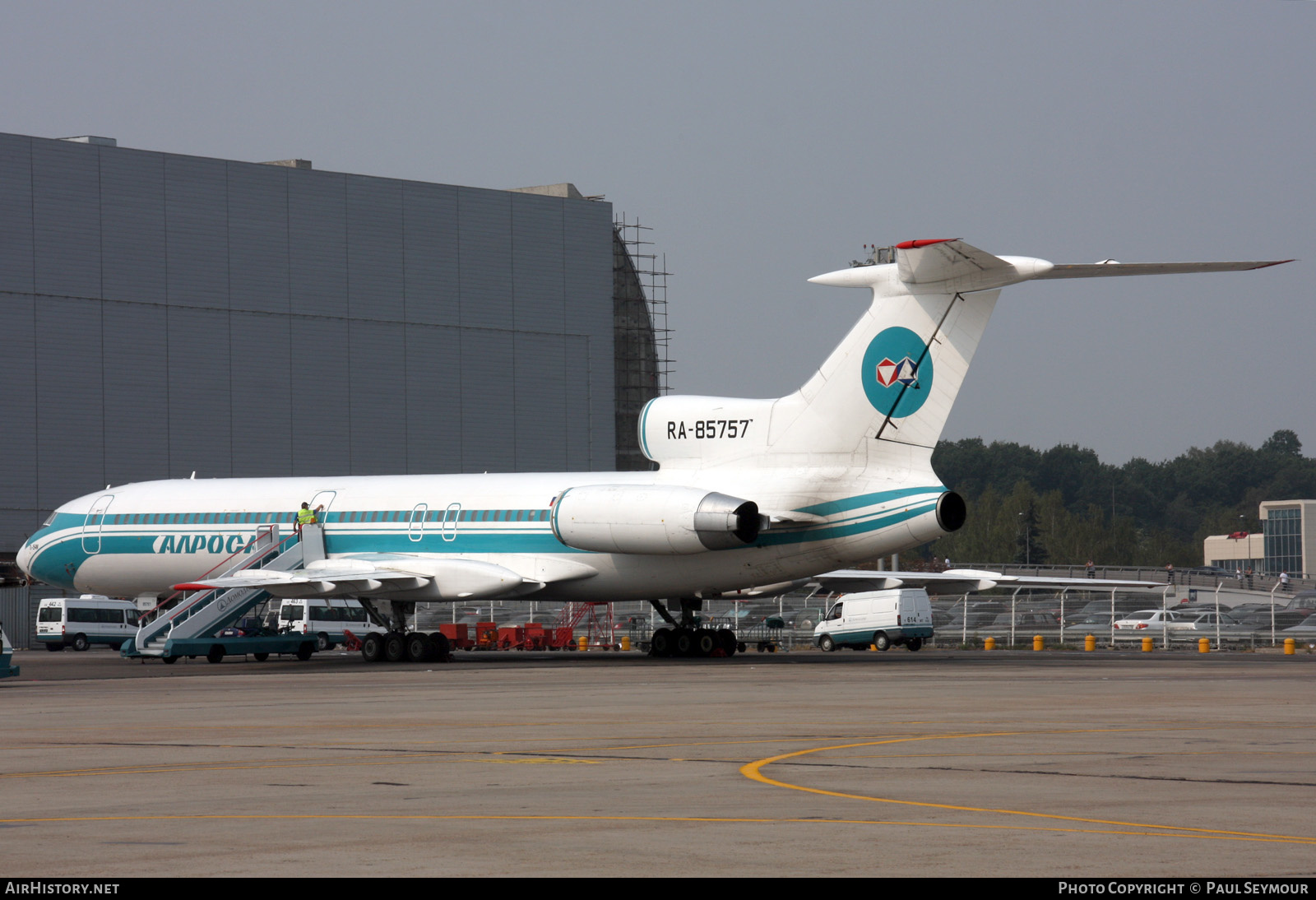 Aircraft Photo of RA-85757 | Tupolev Tu-154M | Alrosa Air Enterprise | AirHistory.net #294430