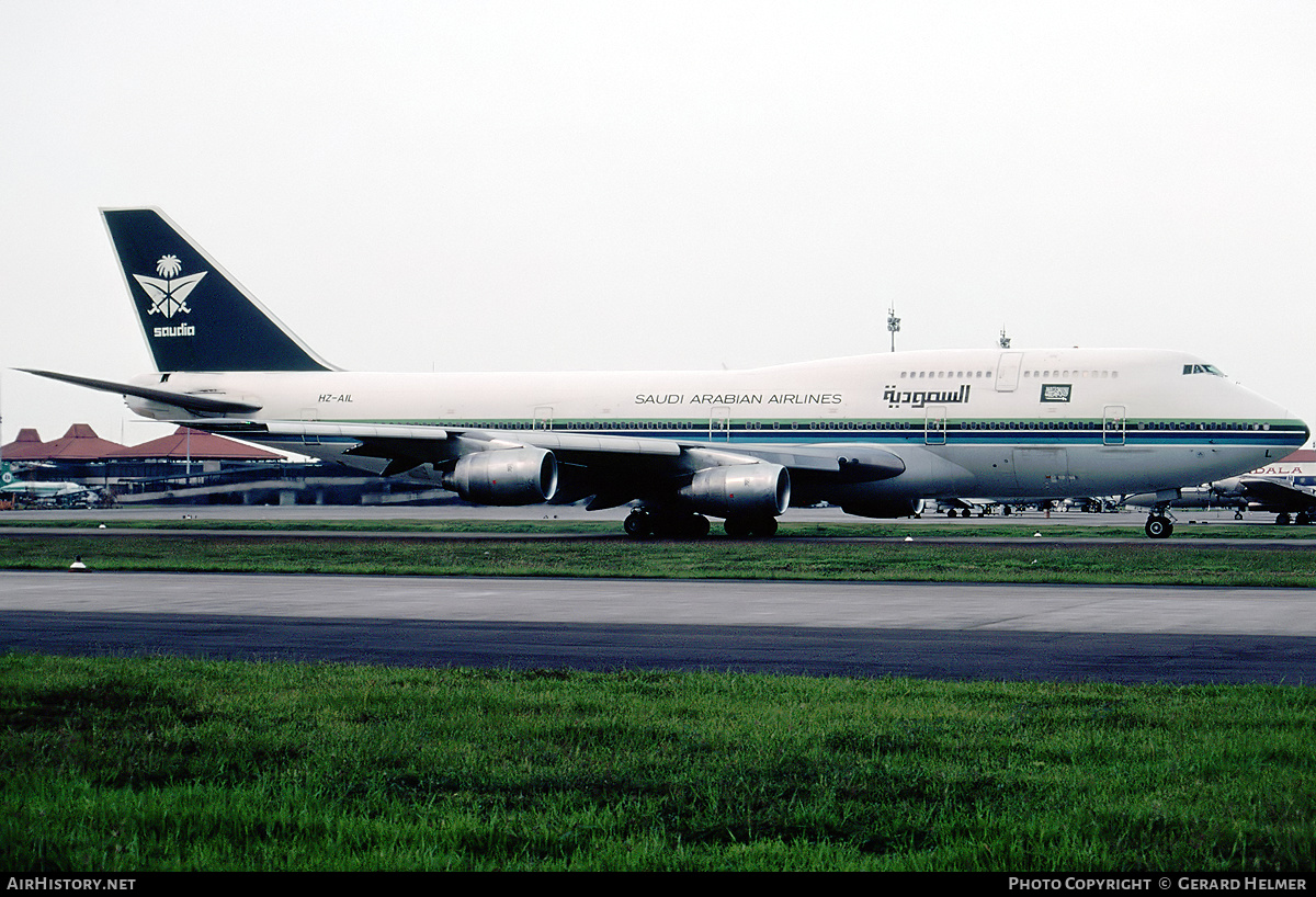Aircraft Photo of HZ-AIL | Boeing 747-368 | Saudia - Saudi Arabian Airlines | AirHistory.net #294458
