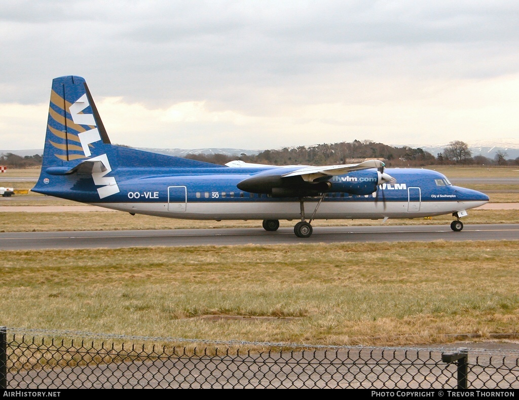 Aircraft Photo of OO-VLE | Fokker 50 | VLM Airlines | AirHistory.net #294464