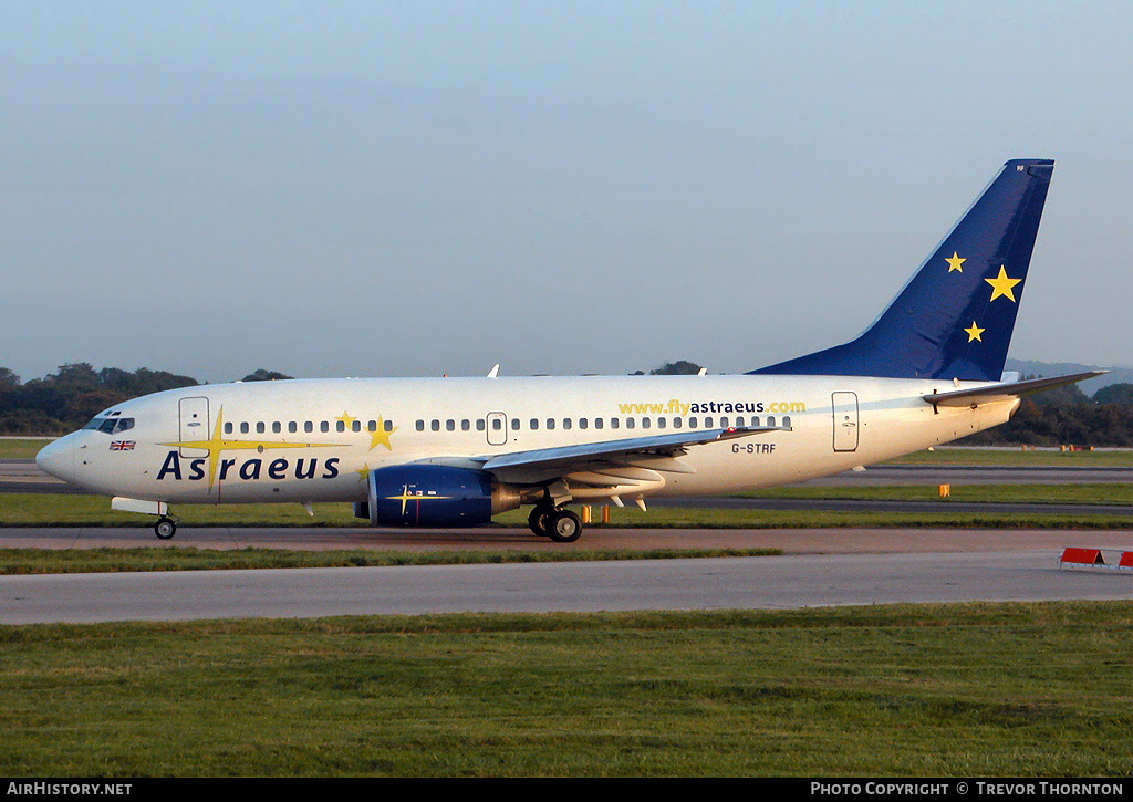 Aircraft Photo of G-STRF | Boeing 737-76N | Astraeus Airlines | AirHistory.net #294472