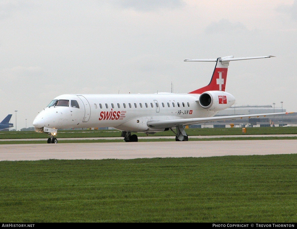 Aircraft Photo of HB-JAW | Embraer ERJ-145LU (EMB-145LU) | Swiss International Air Lines | AirHistory.net #294476