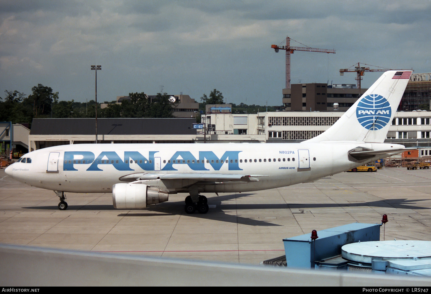 Aircraft Photo of N802PA | Airbus A310-221 | Pan American World Airways - Pan Am | AirHistory.net #294477
