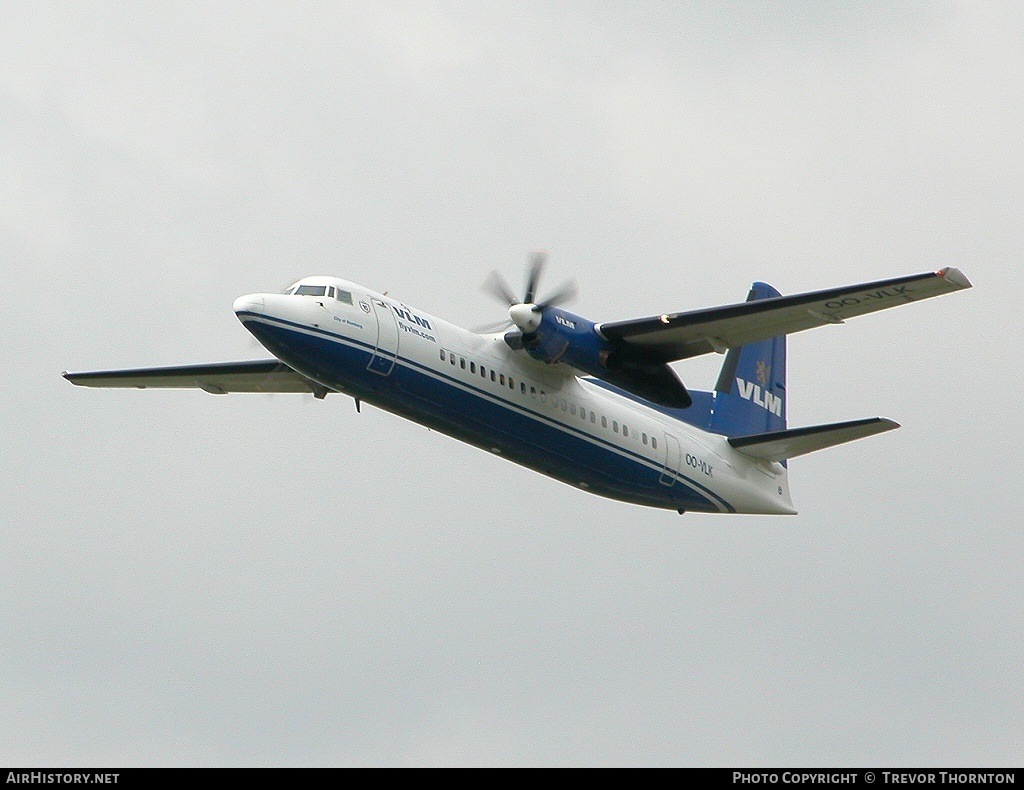 Aircraft Photo of OO-VLK | Fokker 50 | VLM Airlines | AirHistory.net #294483