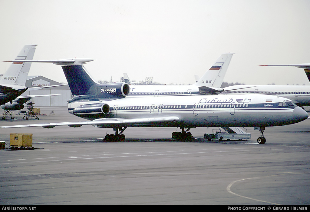 Aircraft Photo of RA-85583 | Tupolev Tu-154B-2 | Sibir - Siberia Airlines | AirHistory.net #294488